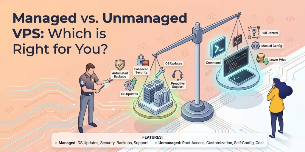 managed vs unmanaged VPS which one is best for you?