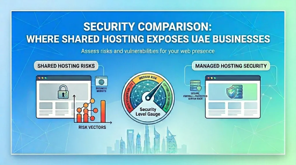 Security Comparison: Where Shared Hosting Exposes UAE Businesses
