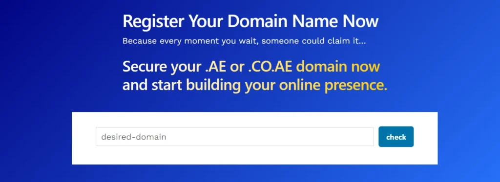 Register Your Domain Name Now