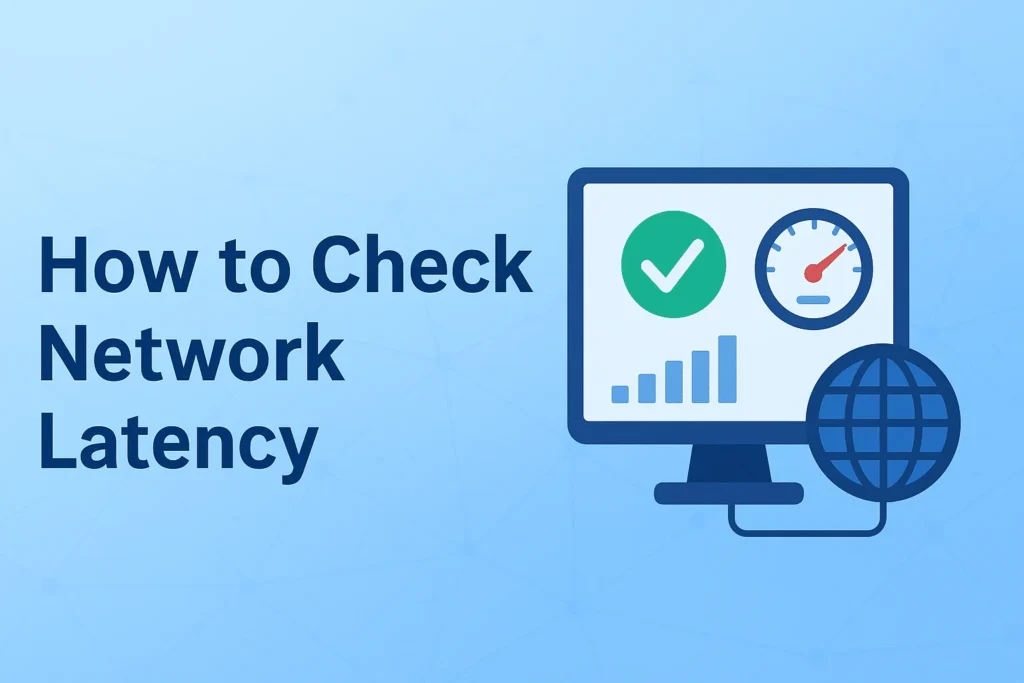 How to check network latency