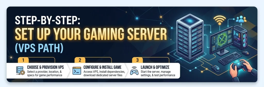 Step-by-Step: Set Up Your Gaming Server (VPS Path)