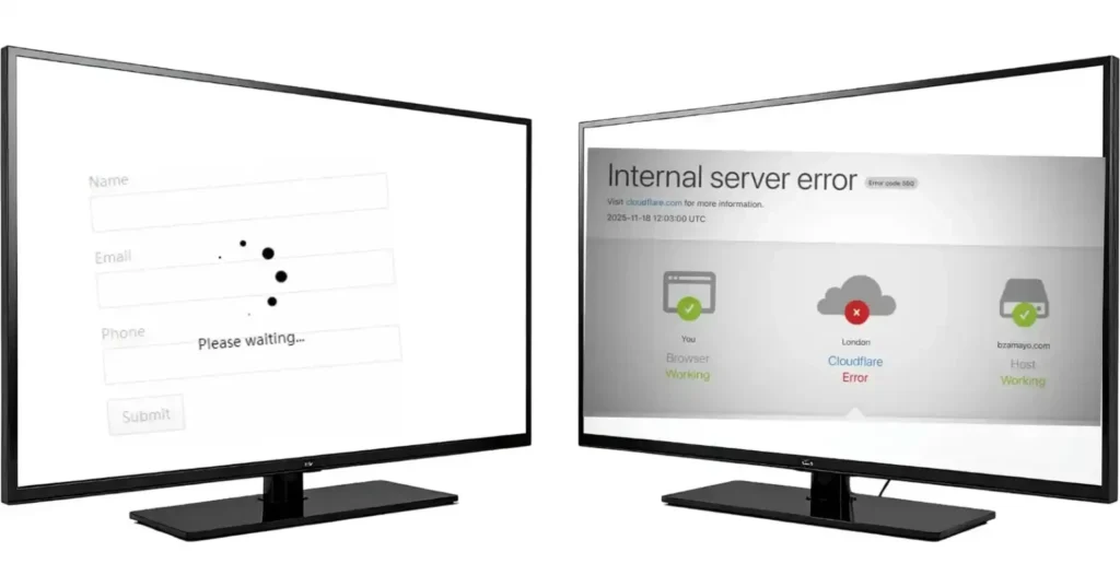 internal server error