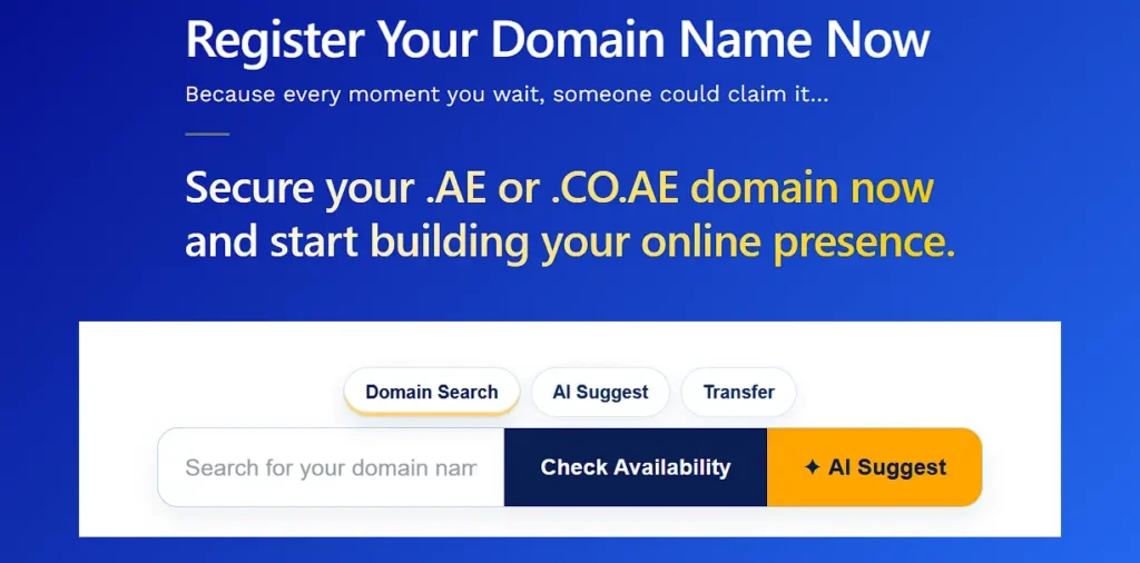 Register Your Domain Name Now