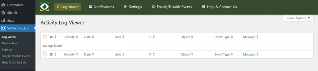 Check Login Status With a Plugin wp activity log