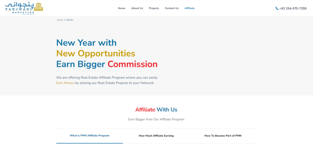 Top Real Estate Affiliate Programs in Pakistan