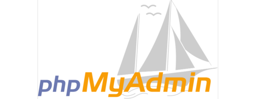 phpMyAdmin logo, this is a tool used to export your database from the current host.