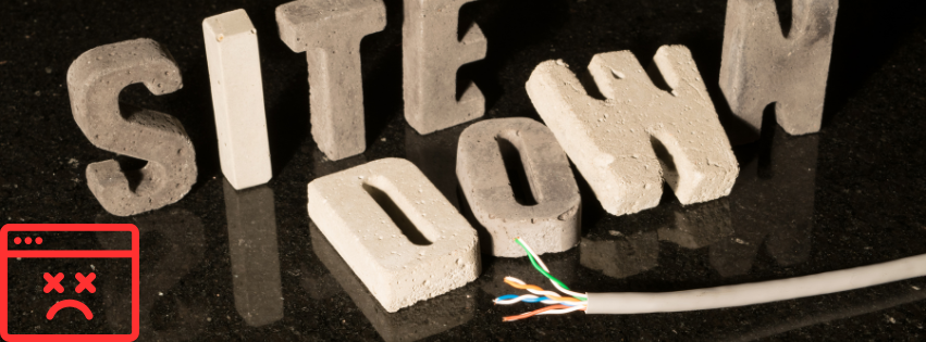 A website experiencing downtime due to shared hosting