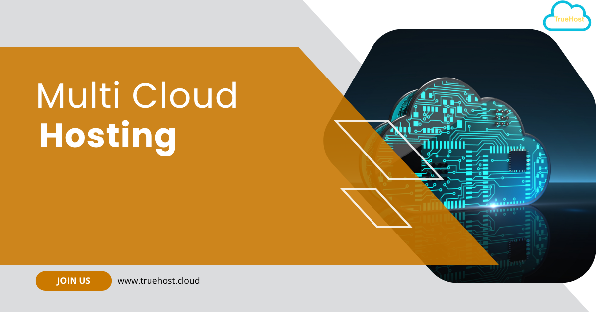 A cloud hosting graphc and the title multi cloud hosting