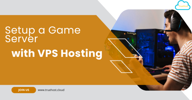 a man gamig on his pc and he title setup gamer servers with vps hosting