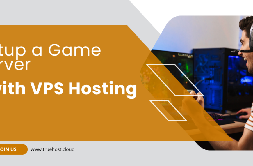 a man gamig on his pc and he title setup gamer servers with vps hosting