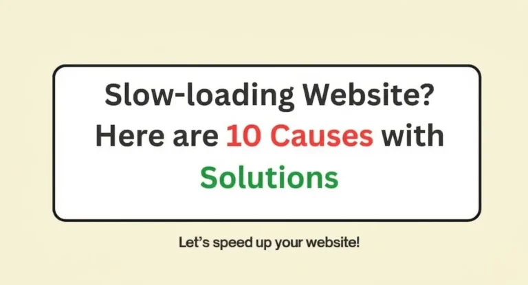 slow-loading website? Here are 10 causes with solutions