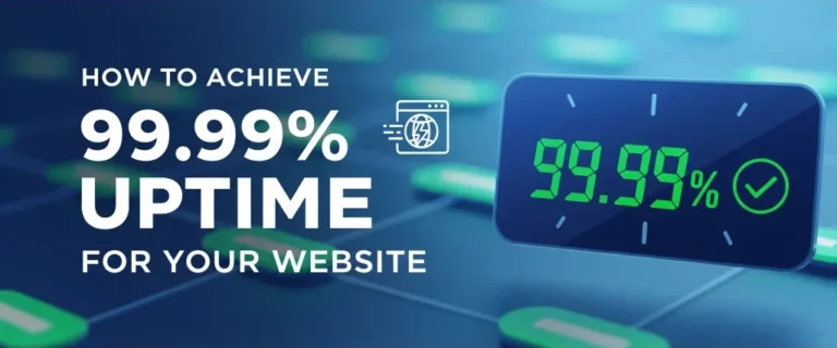 how to achieve 99.99% uptime for your website