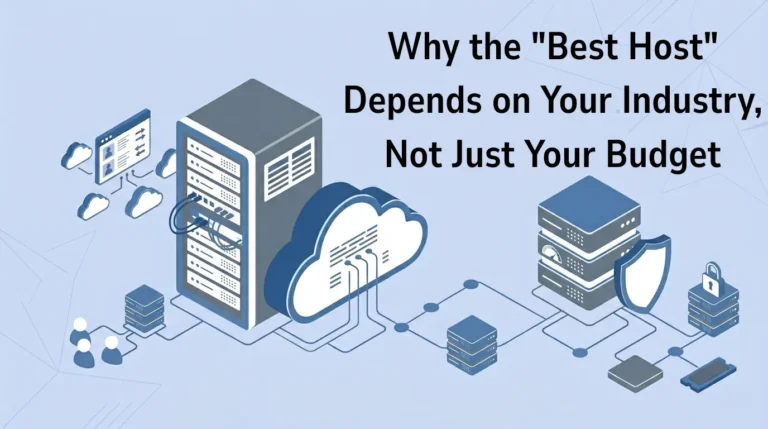 Why the "Best Host" Depends on Your Industry, Not Just Your Budget