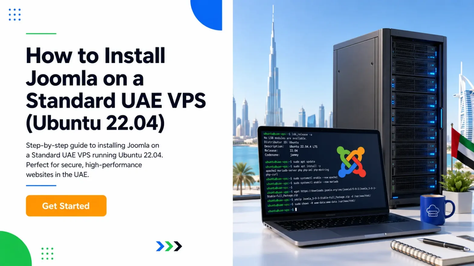 How to Install Joomla on a Standard UAE VPS (Ubuntu 22.04)
